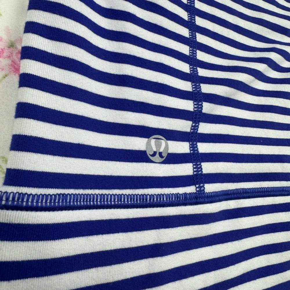 Lululemon In Stride Striped Zip Up Jacket 6 - Picture 13 of 16